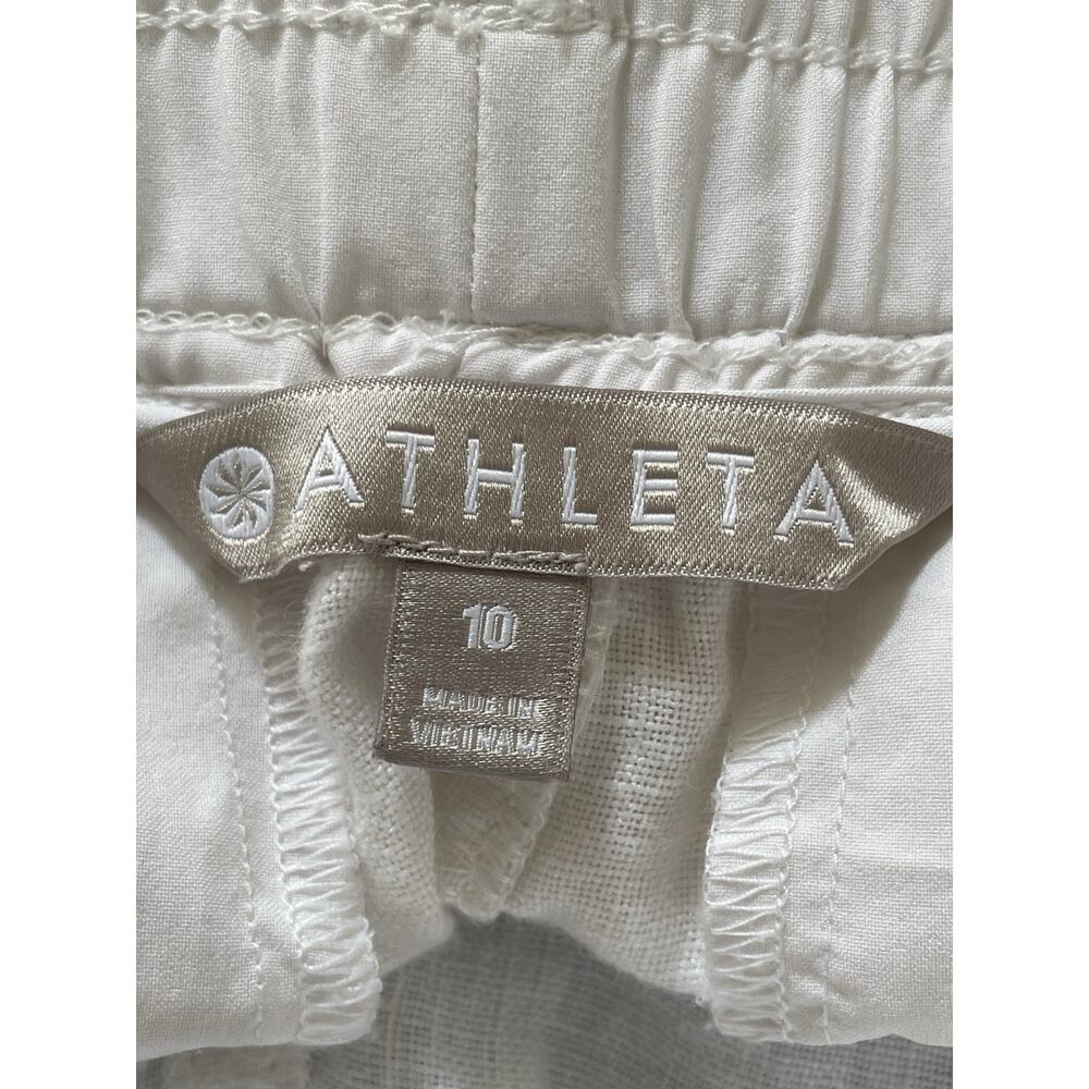 Athleta Shorts Women Cabo Linen Outdoors Summer Travel Beach Athleisure - Picture 10 of 11